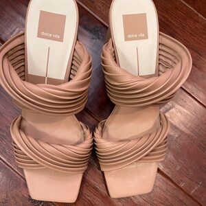 Dolce Vita Natural Heel Sandals